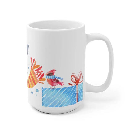 Holiday Cheer Bunny Ceramic Mug