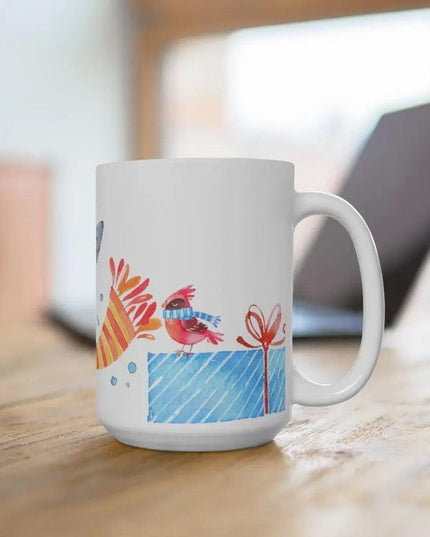 Holiday Cheer Bunny Ceramic Mug