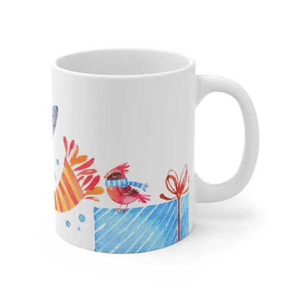 Holiday Cheer Bunny Ceramic Mug