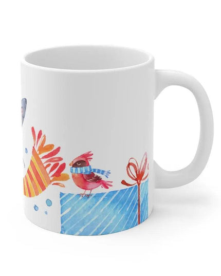 Holiday Cheer Bunny Ceramic Mug