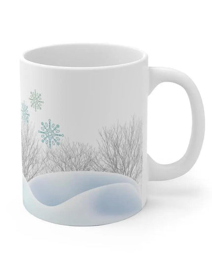 Charming Winter Snowman Ceramic Mug - Delight in Festive Sips