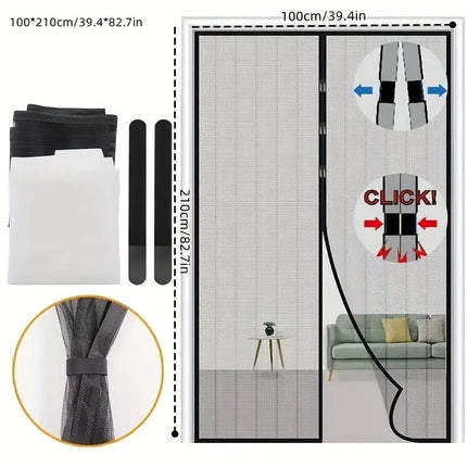Peekaboo Studio Magnetic Mosquito-Proof Door Curtain - Summer Shade