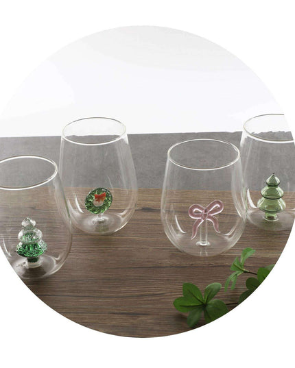 Creative High Borosilicate Glasses Christmas Tree
