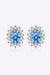 Sophisticated 1 Carat Moissanite Stud Earrings in Sterling Silver with Zircon Accents