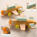 Educational Wooden Train Set for Babies - Montessori-Inspired Learning Toy with Trolley and Number Blocks
