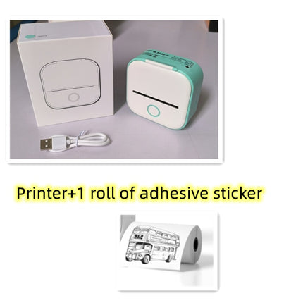 Portable Mini Thermal Label Printer Home Photo Printer Student Wrong Q
