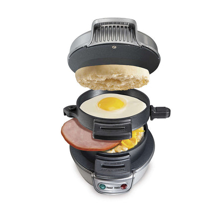Peekaboo Studio 110V Hamburger Maker & Egg Toaster - Non-Stick Plates