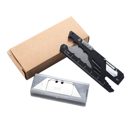 EDC Multifunctional Utility Knife Paper Cutter Opener 2Cr13 Steel