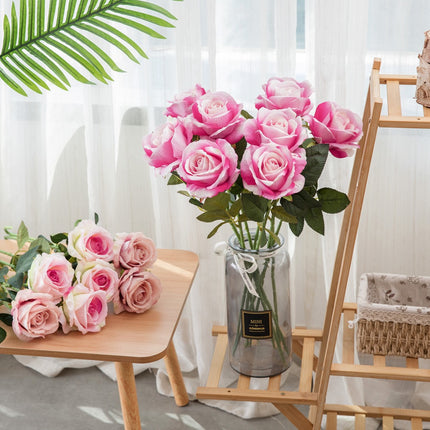 Peekaboo Studio Flannel Rose Artificial Flowers - Wedding & Home Decor
