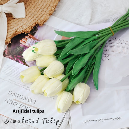 Peekaboo Studio Tulip Artificial Flower Arrangement - Realistic & Vibr
