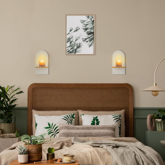Wood Candlestick Shelf Wall Decor For Living Room Aromatherapy Candle Holder