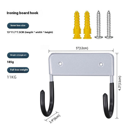 Ironing Board Hook Storage Rack Double Hook Modern Simplicity