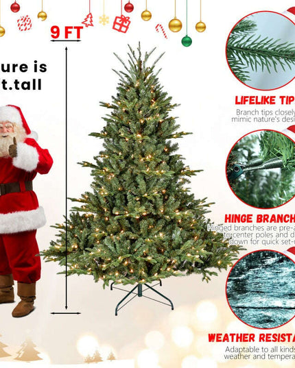 PE, PVC Christmas Tree, Green