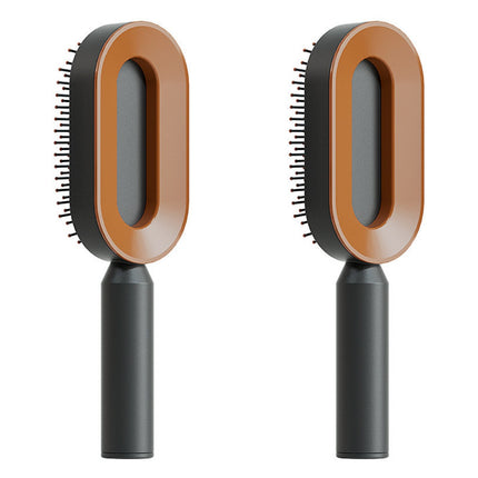 Self Cleaning Hair Brush For Women One-key Cleaning Hair Loss Airbag M