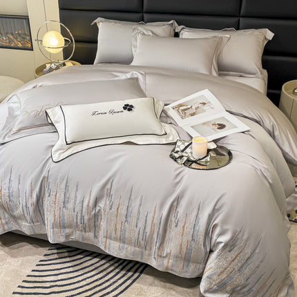 Simple Four-piece Bedding Set Available In Four Seasons