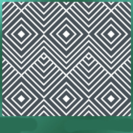 Living Room Wallpaper Geometric PVC Design 0.45x1m Minimalist Style
