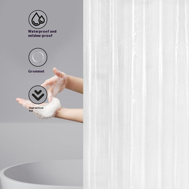 Peekaboo Studio EVAPEVA Waterproof & Mildew-Proof Transparent Bath Cur