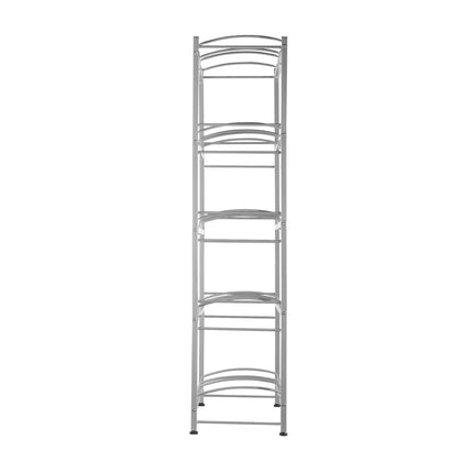 VEVOR 5-Tier Double Row Water Jug Rack for 10 Bottles - Silver Gray