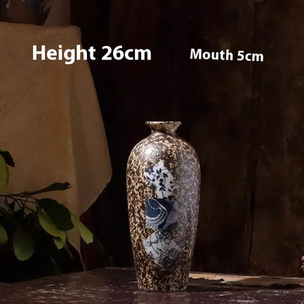 Ceramic Table Vase Set Tall Medium Short Vases Free Combination