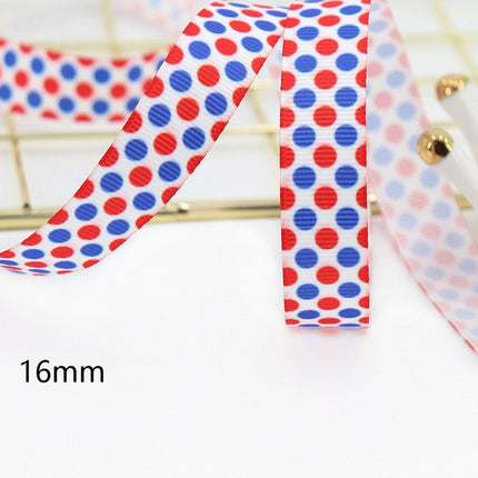 Peekaboo Studio Stars and Stripes Dovetail Bowknot Hair Ring, Double-S