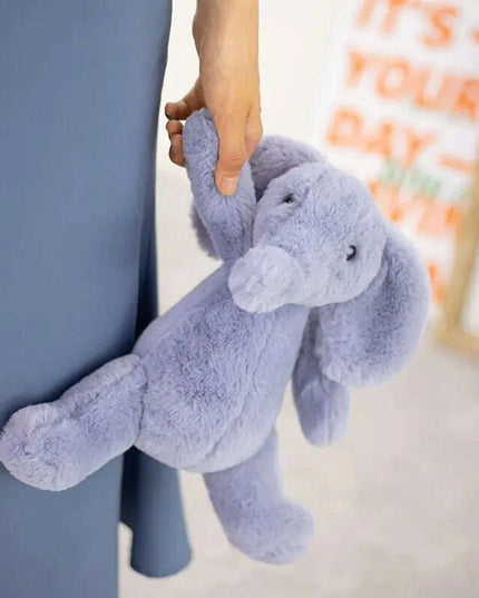 Adorable Plush Fluffy Animal Cuddly Dolls - Elephants, Teddy Bears, Pandas, and Dinosaurs for Kids