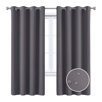 Peekaboo Studio Full Blackout Curtain with Black Lining - 1pc