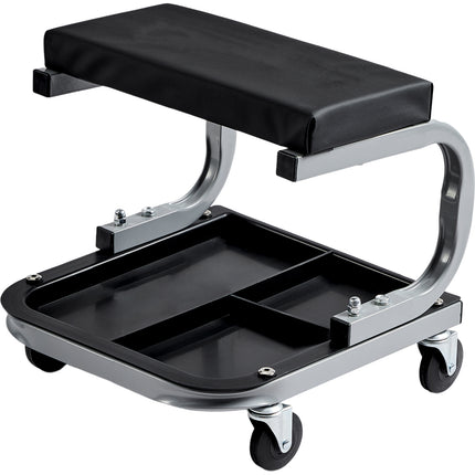 VEVOR Garage Stool - 250 LBS Capacity, Under Car Tool Tray, Adjustable