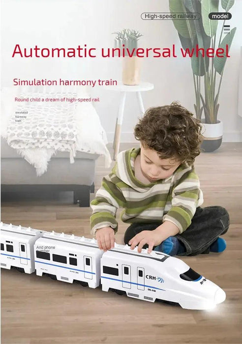 전기 유니버설 하모니 열차 모델 - 어린이를 위한 고속철도 장난감 선물 
