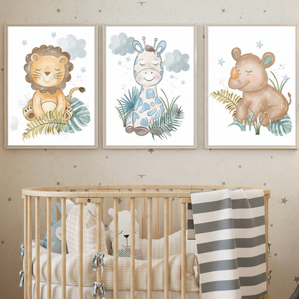 Nordic Mural Poster Baby Room Decoration