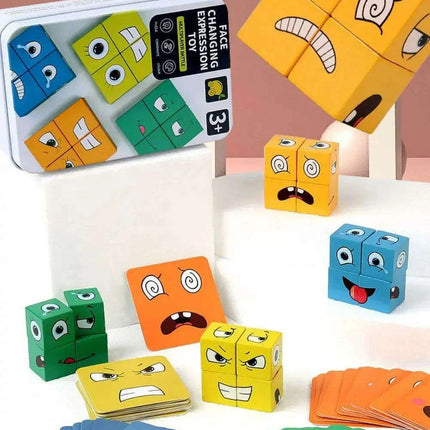 Emoticon Adventure Eco-Friendly Puzzle Set: Fun Learning Tool for Kids