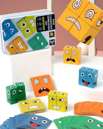 Emoticon Adventure Eco-Friendly Puzzle Set: Fun Learning Tool for Kids