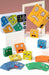 Emoticon Adventure Cube Puzzle: Educational Game Set for Kids