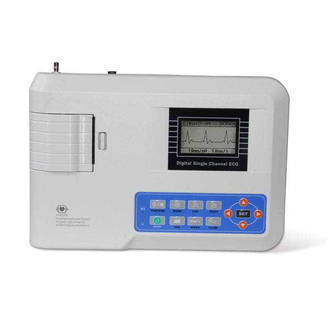 Single-Channel ECG Machine with Thermal Printer & Waveform Display