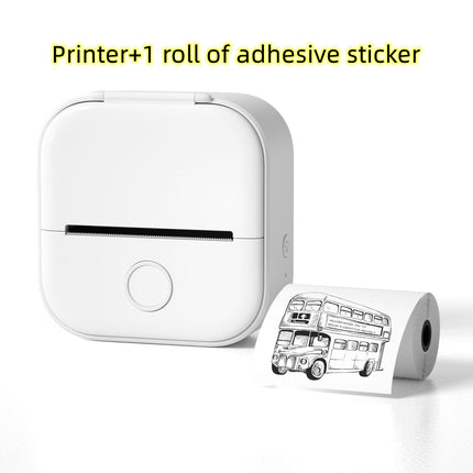 Portable Mini Thermal Label Printer Home Photo Printer Student Wrong Q