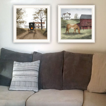 Billy Jacobs 2-Piece Vignette 'Heading Home' Framed Wall Art Set