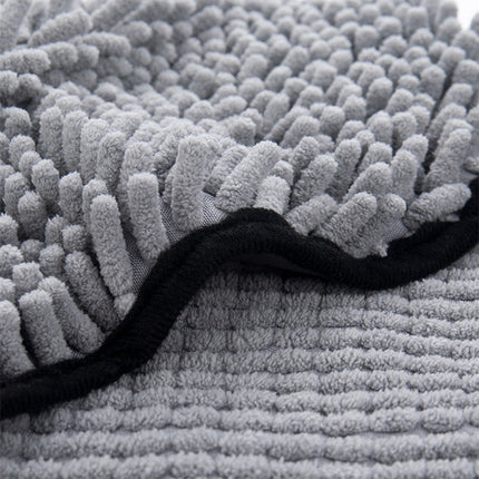 Dogs Cats Towels Super Absorbent Dog Bathrobe Microfiber Bath Towels Q