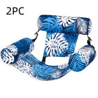 Dark Blue Leaves 2PC