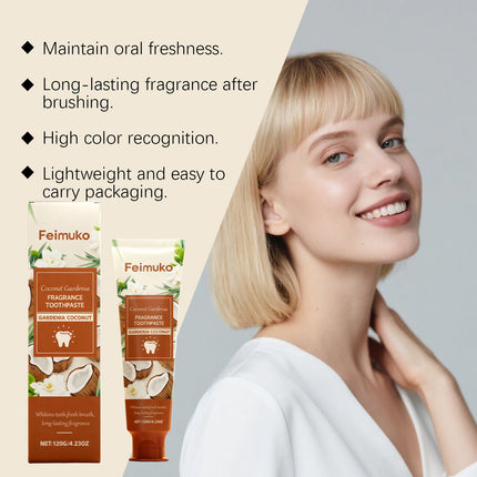 Peekaboo Studio Coconut Blossom Whitening Toothpaste - Natural Flavor