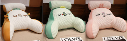 Sofa Fluffy Cushion Luncheon Pillow Triangle Reading Cushion Bedside S