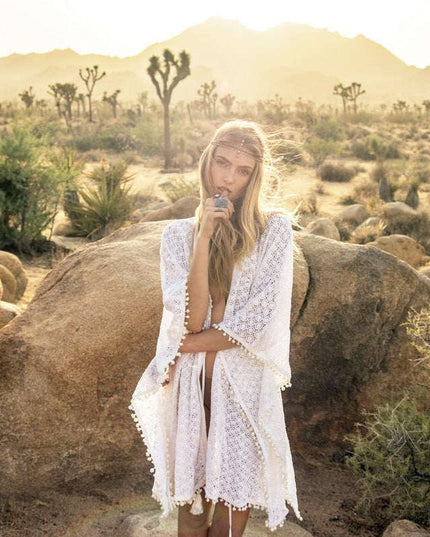 Sun protection blouse European and American summer new hollow strap bikini sun protection clothing