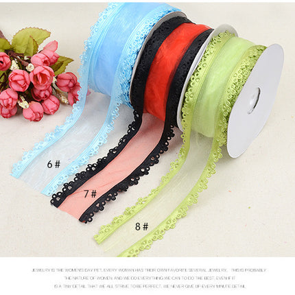 Peekaboo Studio Ultrasonic Mesh Lace Ribbon - Durable Polyester Materi