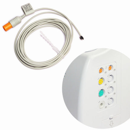 Skin Surface Temperature Probe 3 Meter Cable For Patient Monitor Contec