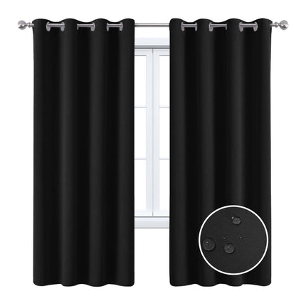 Peekaboo Studio Full Blackout Curtain with Black Lining - 1pc