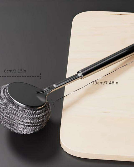 Heavy-Duty Stainless Steel Scrubbing Ball - Your Kitchen's Essential Cleaning Powerhouse