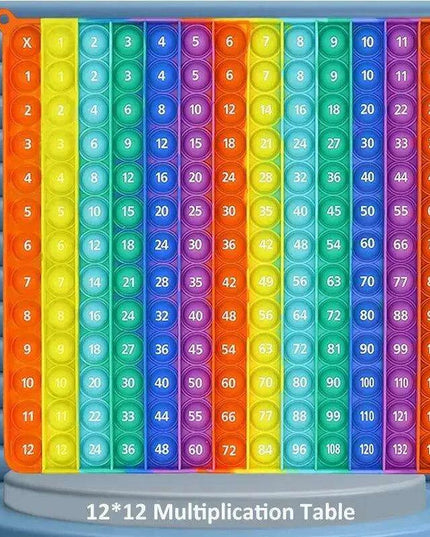 Math Pop Sensory Silicone Toy Set for Interactive Learning