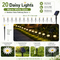 Solar LED Garden Path String Lights — Waterproof Outdoor Fairy Lights
