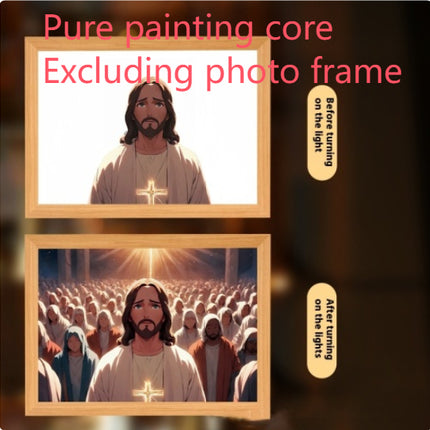 Peekaboo Studio Jesus LED Night Light & Photo Frame - Unique Home Deco