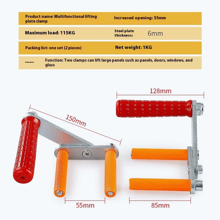 Multifunctional Handbarrow Lifting Flat Frame For Gypsum Board Marble Glass