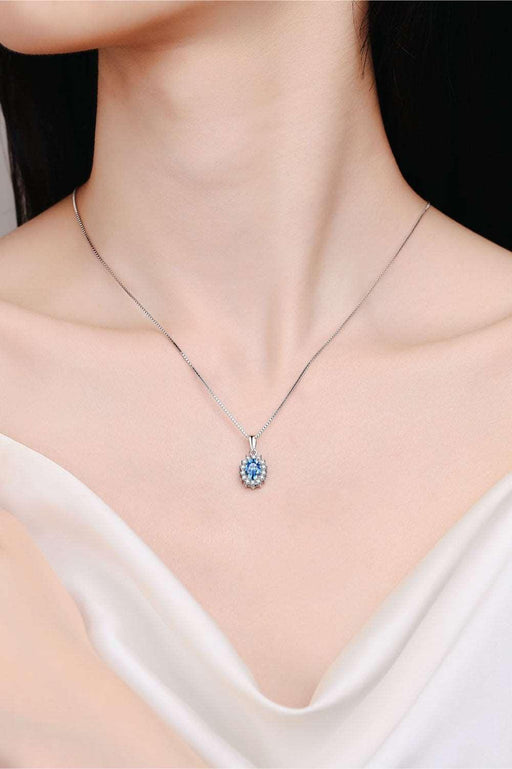 Luxurious Radiant Lab Diamond Necklace with Shimmering Moissanite Accents