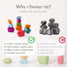 Colorful Wooden Building Blocks Kit for Creative Learning and Logical Development